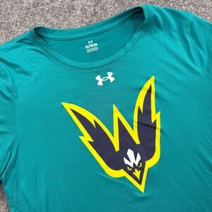 Under Armour Tech Teal Performance T-Shirt Womens XL Short Sleeve Athletic